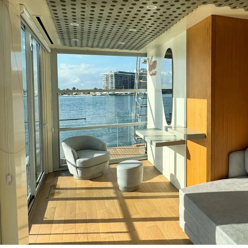 XOXO Classic charter boat rooftop deck Miami