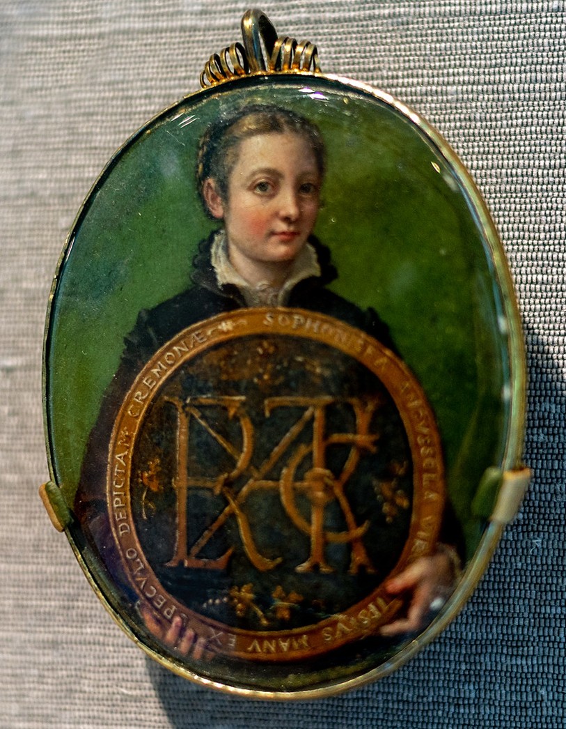 Sofonisba Anguissola, self-portrait in a medallion, around 1556, Museum of Fine Arts, Boston