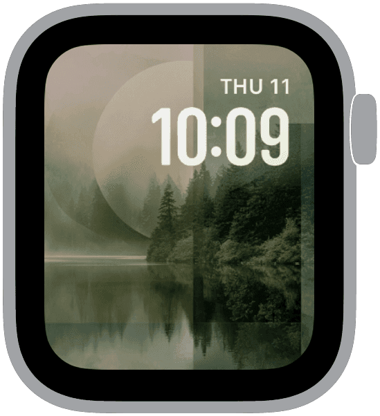 A selection from the Bellevue Apple Watch Face collection