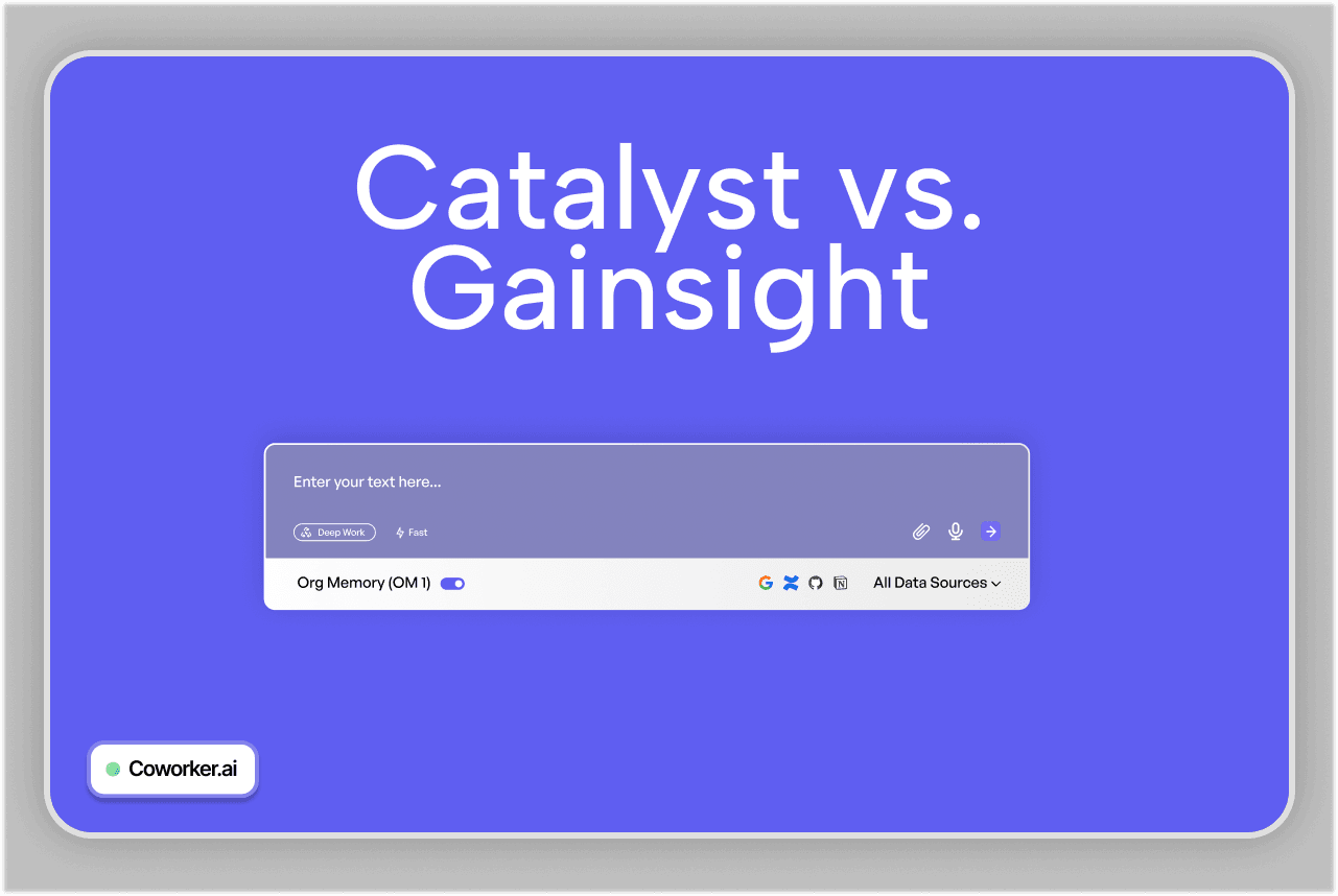 Catalyst vs. Gainsight