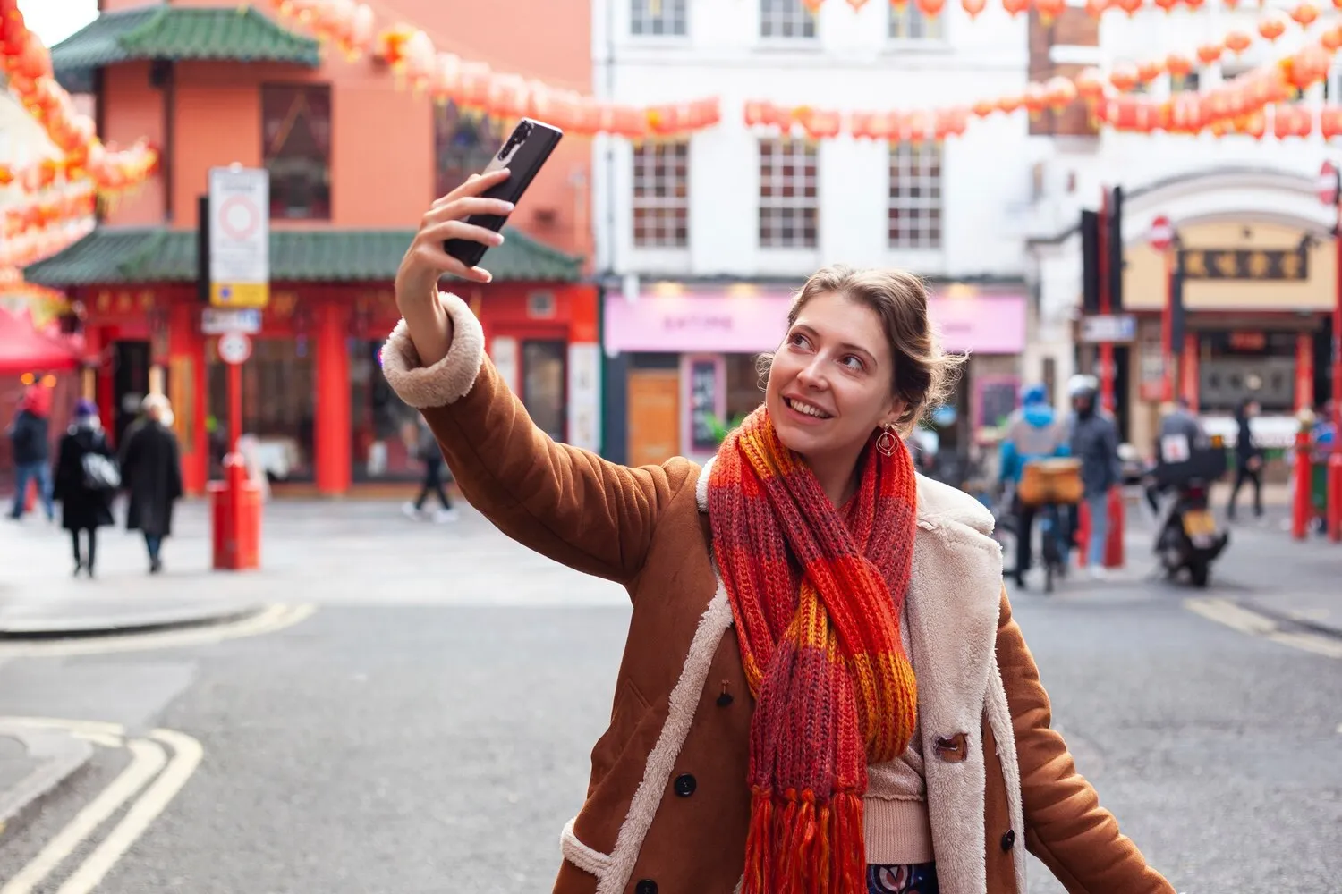 在中国的女性旅行者，