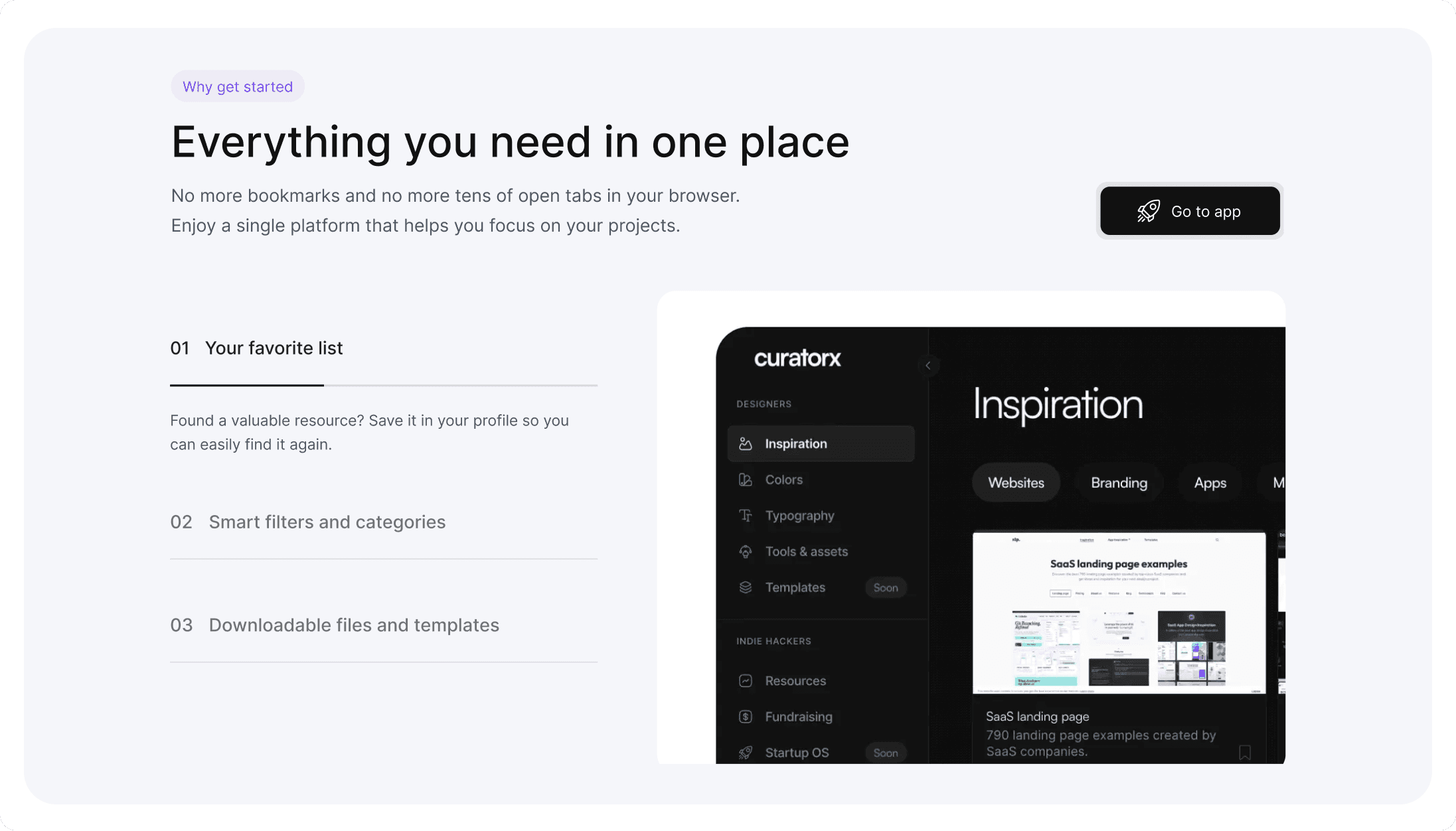 Desktop screen showing a website interface
