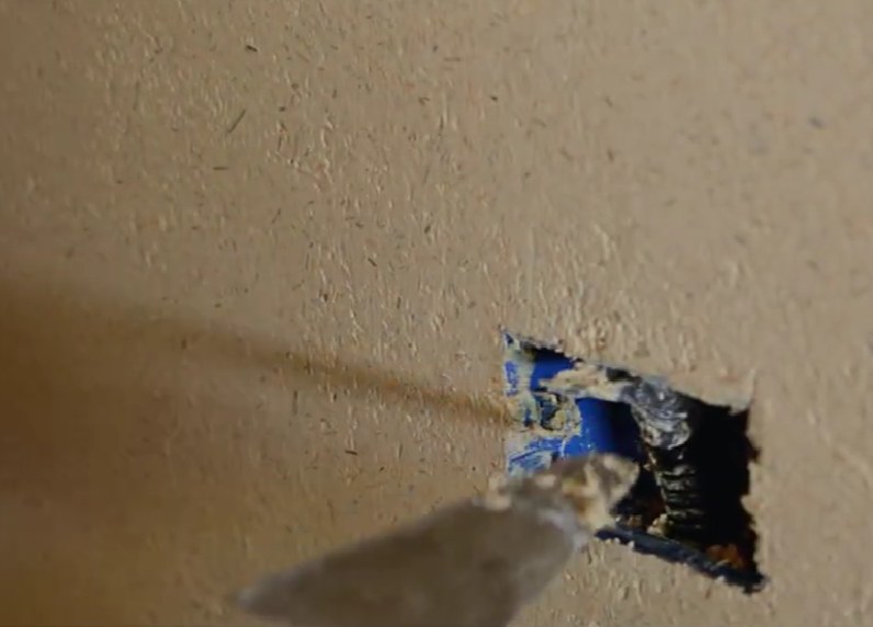 Venezia being applied with a trowel