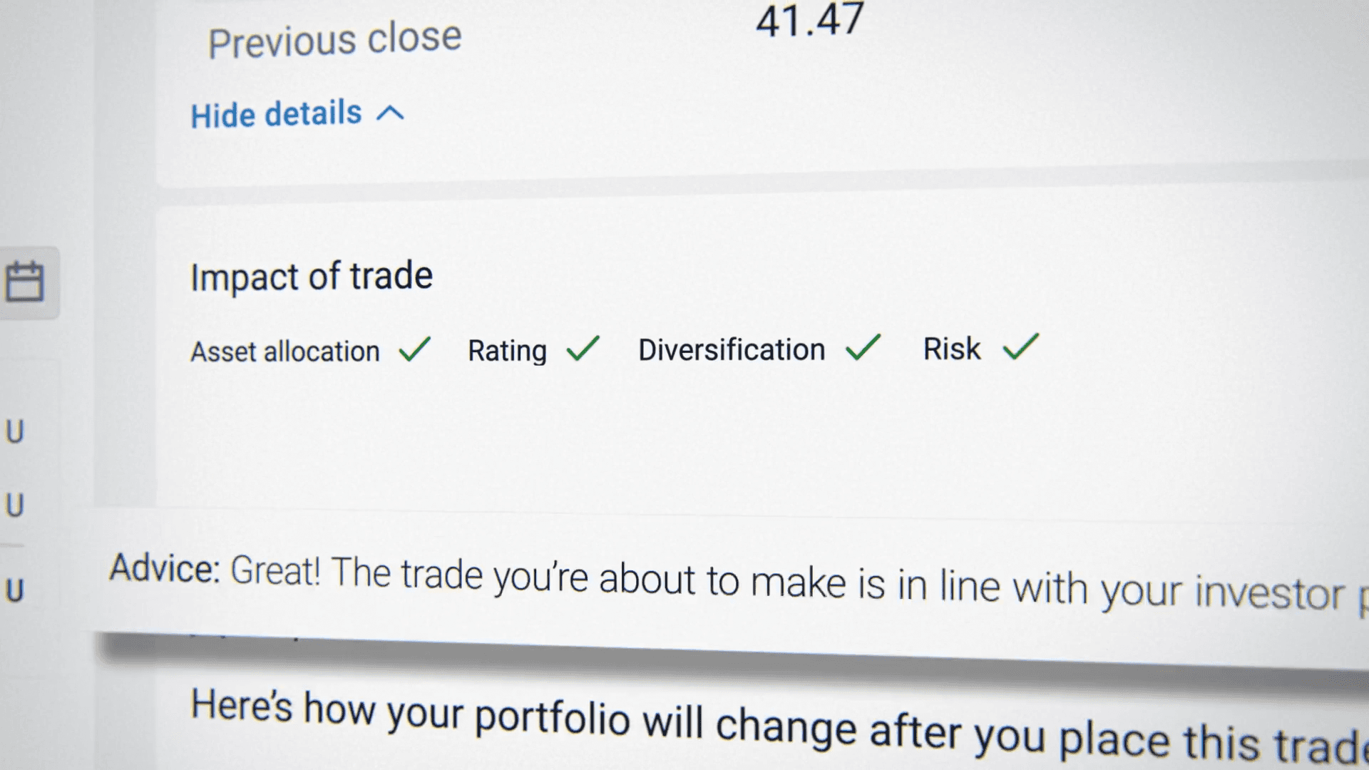 BMO AdviceDirect explainer video motion graphics showing investment platform interface and animation