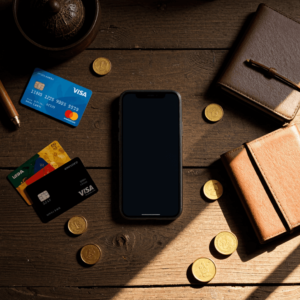 product photography of a smartphone