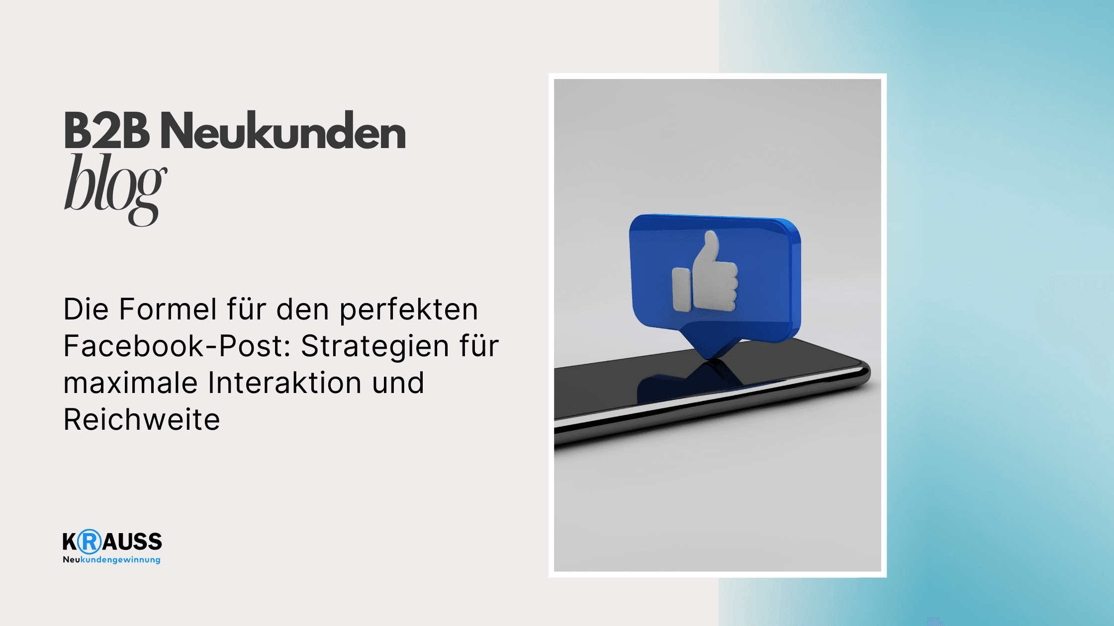 Die Formel für den perfekten Facebook-Post: Strategien für maximale Interaktion und Reichweite