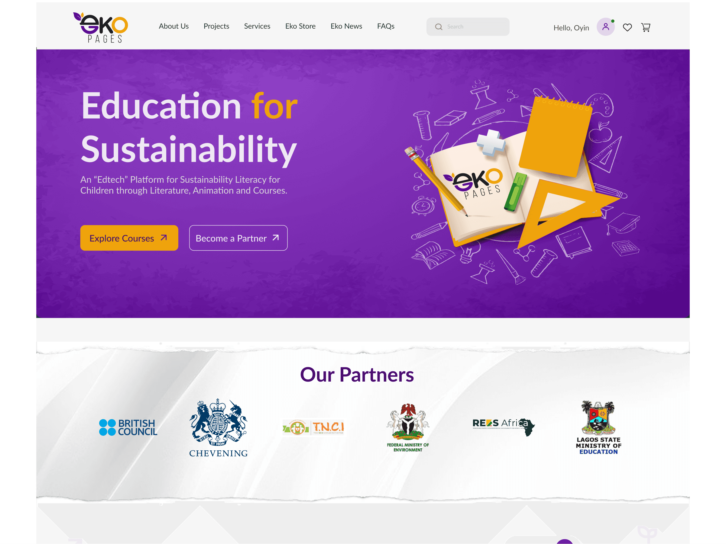 Ekopages Homepage