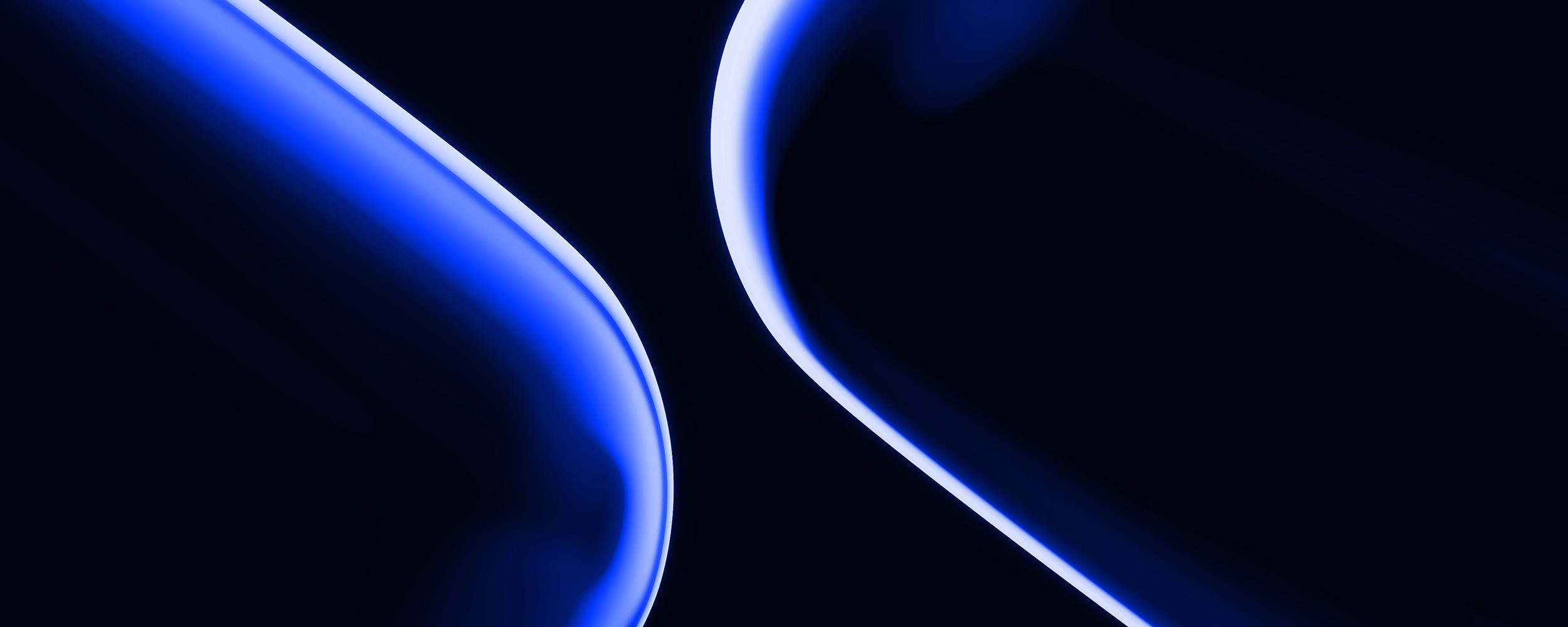 A blue container