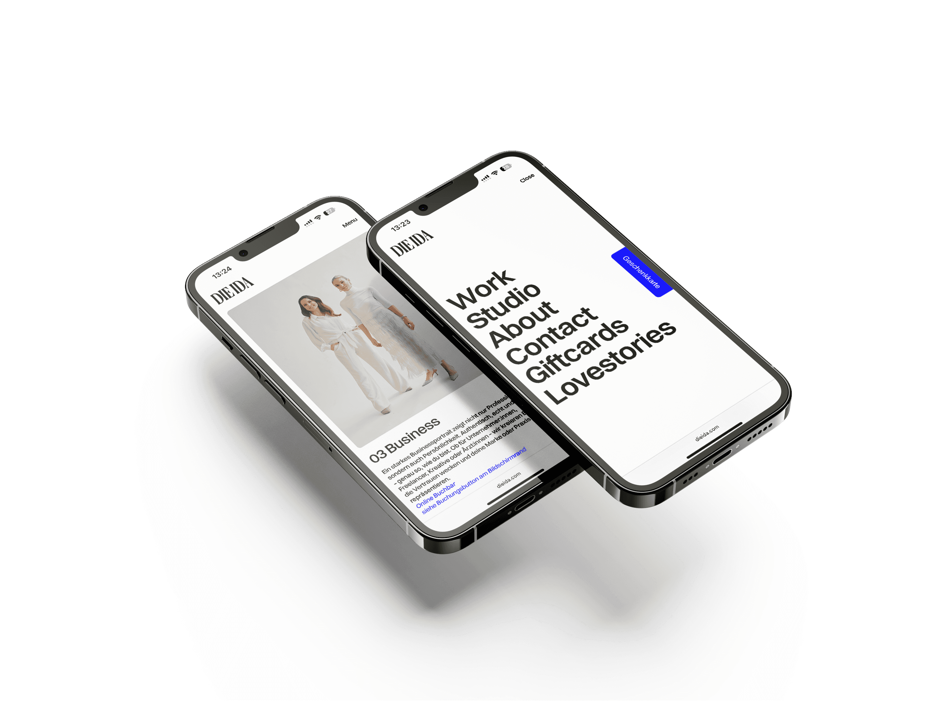 DIE IDA Website Smartphone