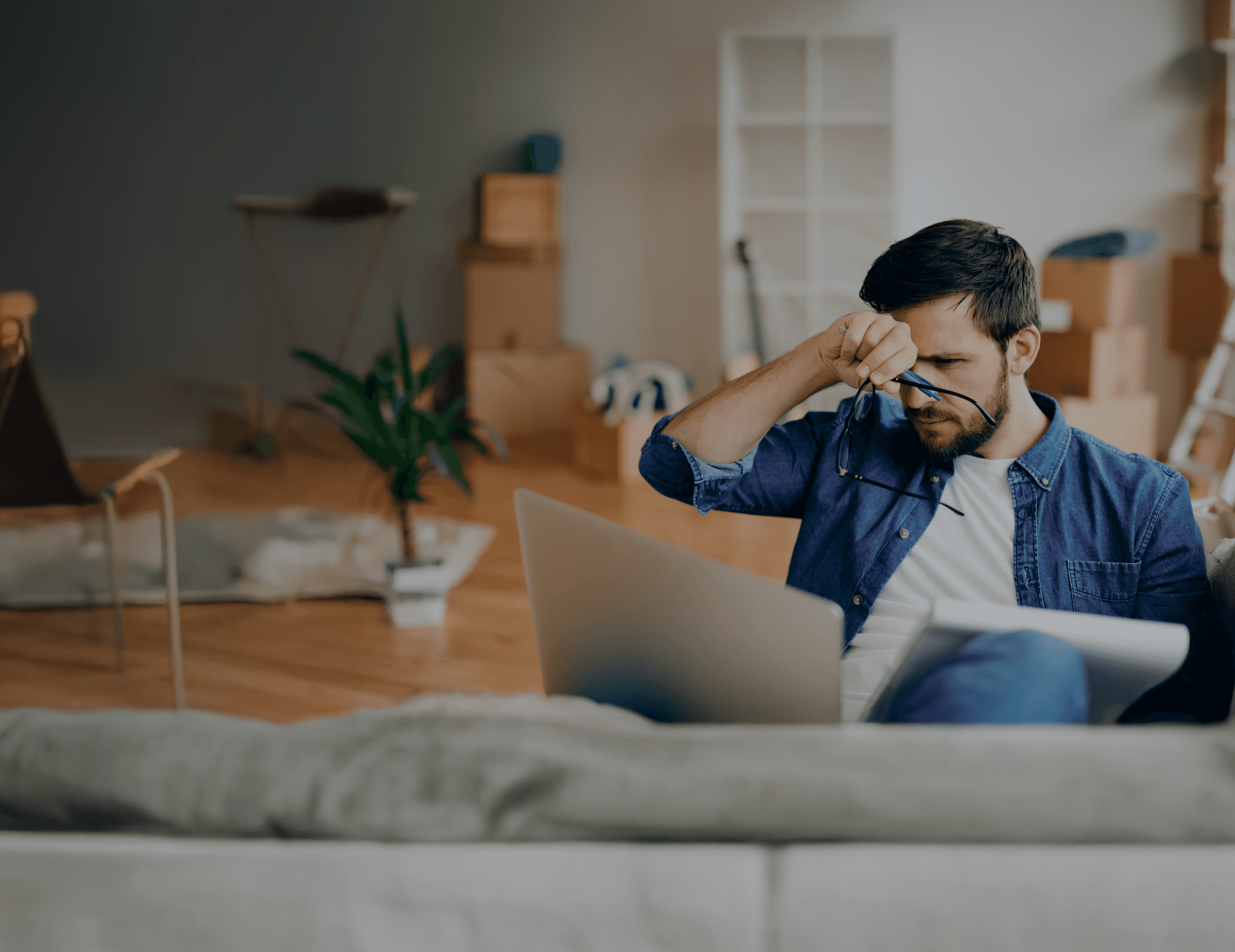 Chemicals arranged in a rack
