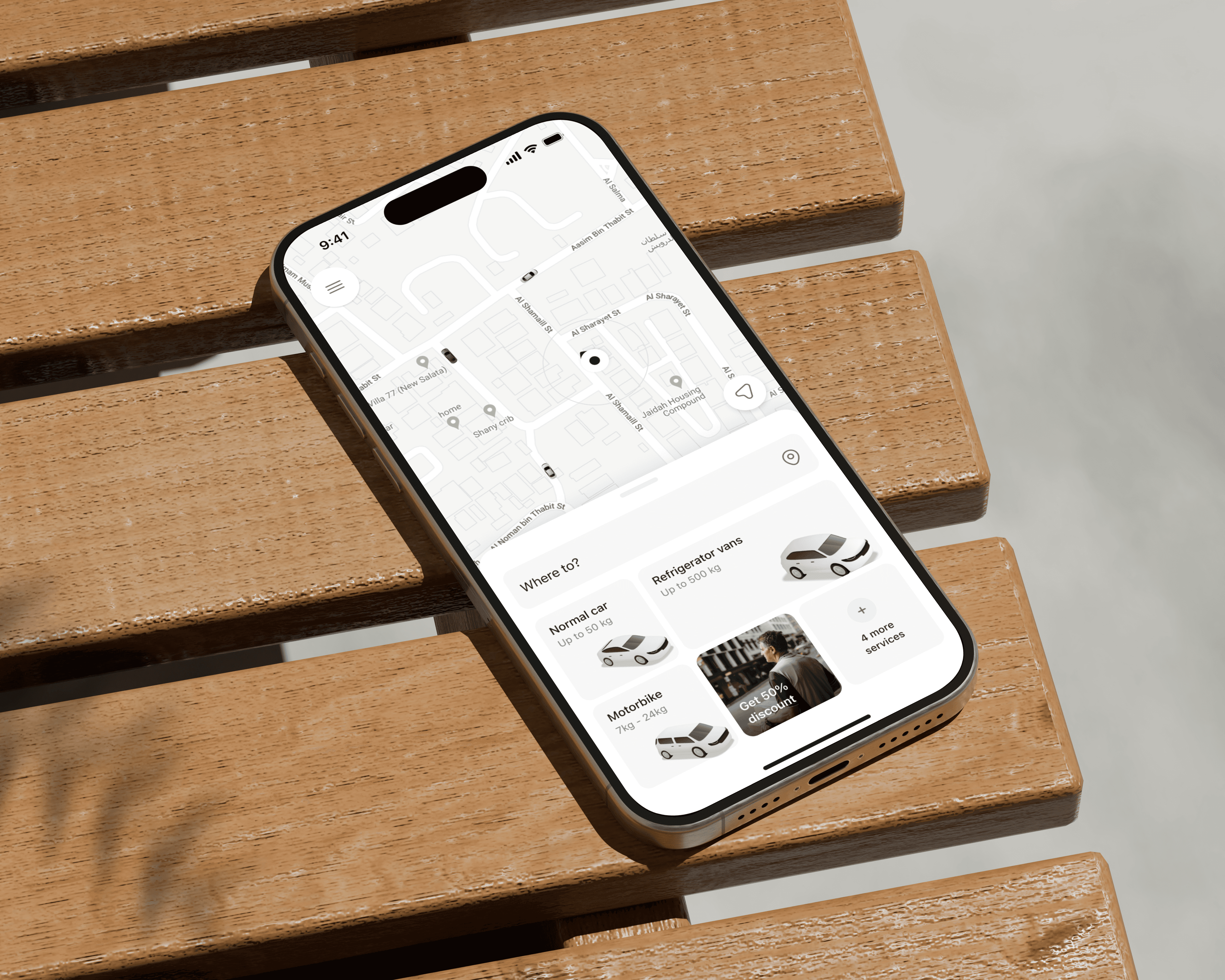 Futuristic shot of a male on o motorbike