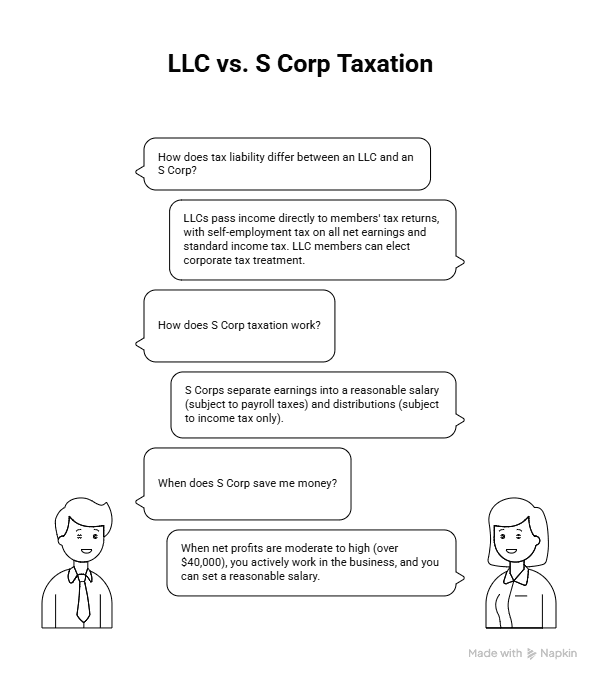 Minimizing Founder Tax Liability with S Corp Salary and Distribution Split