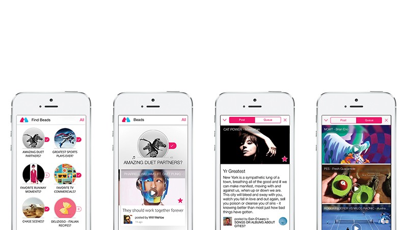 A set of samples for a UX design used in phone applications.