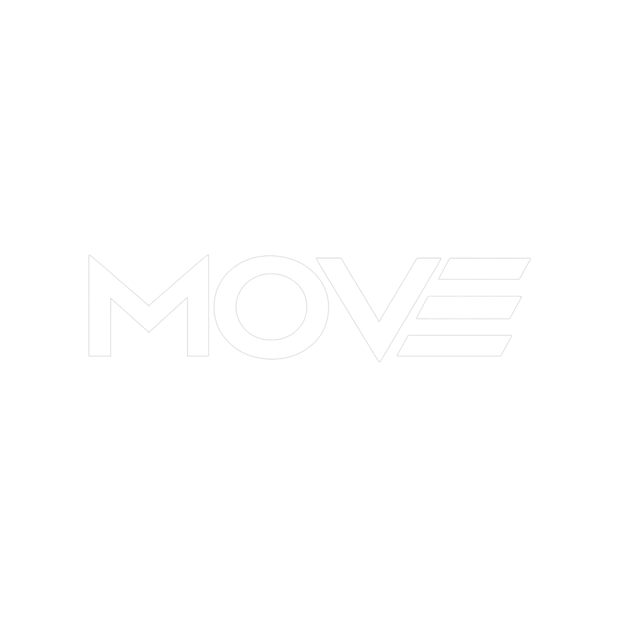 White interwoven logo on black background. Simple, minimalist design.