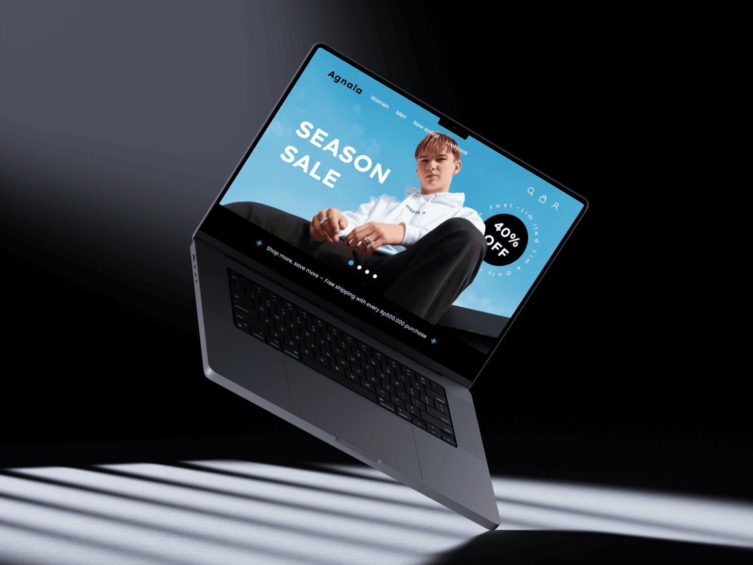 a woman with flowers