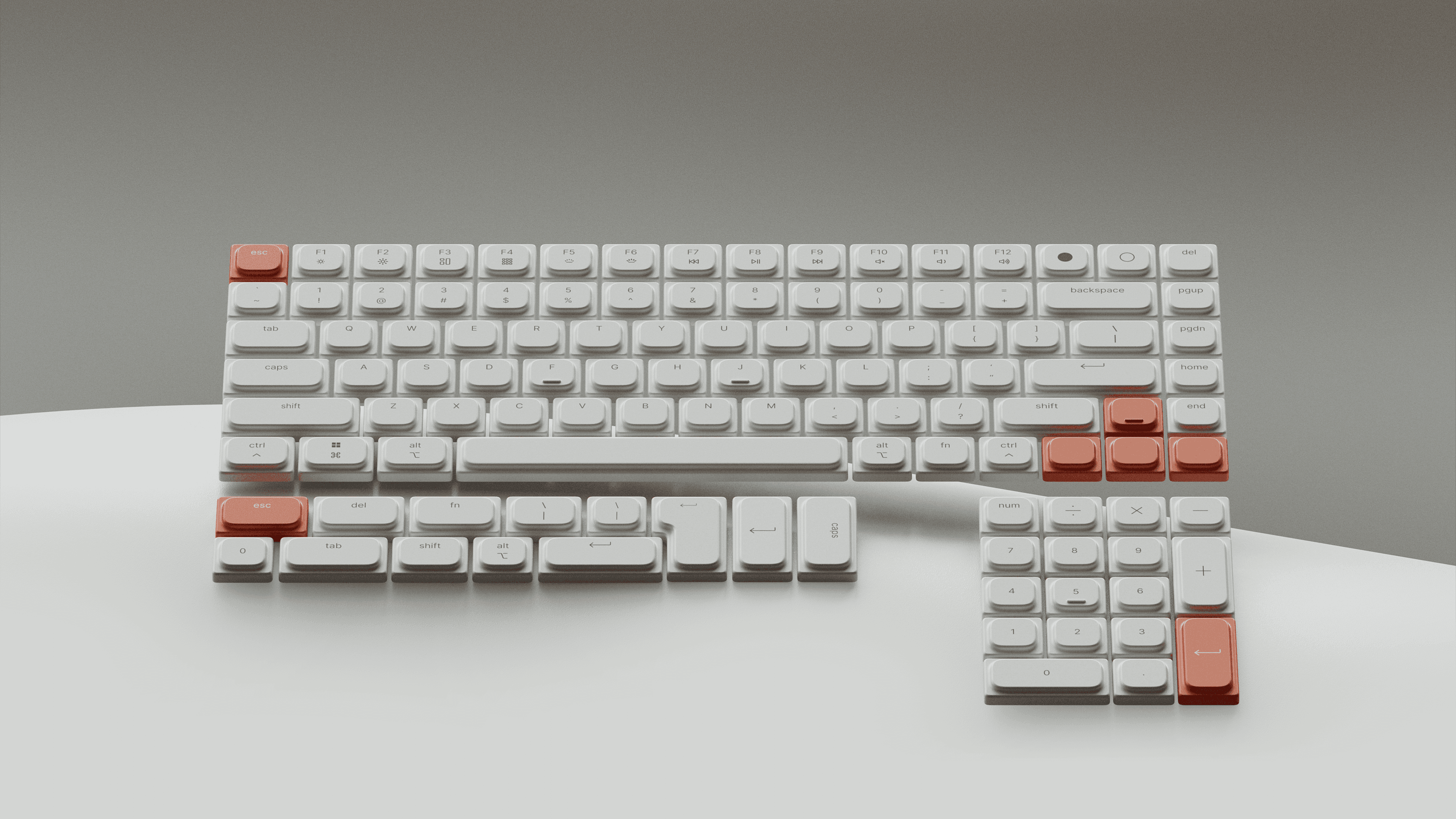 KNOB / k•no•b•sans / low-profile keyset