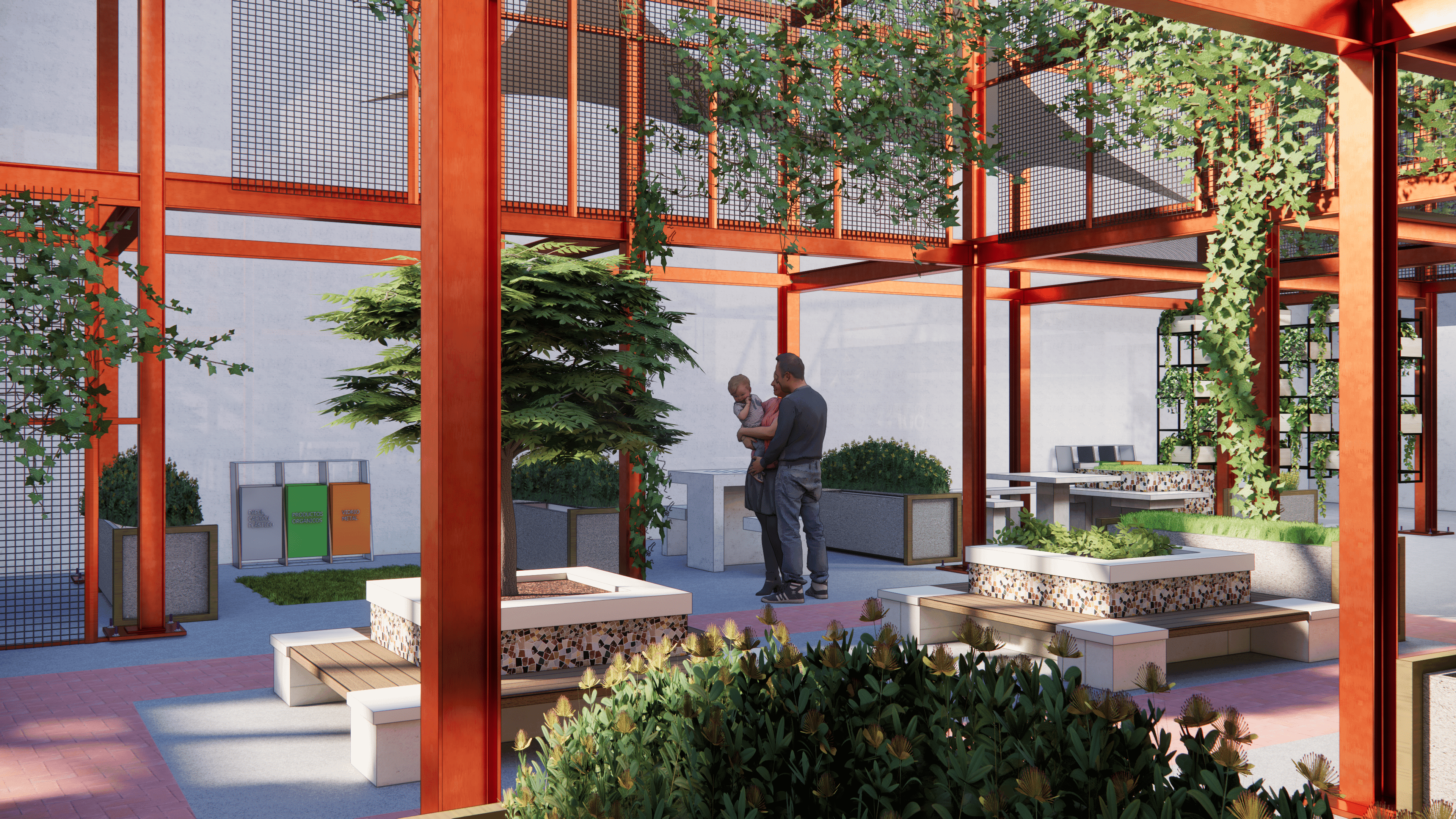 Orange slices stacked side by side