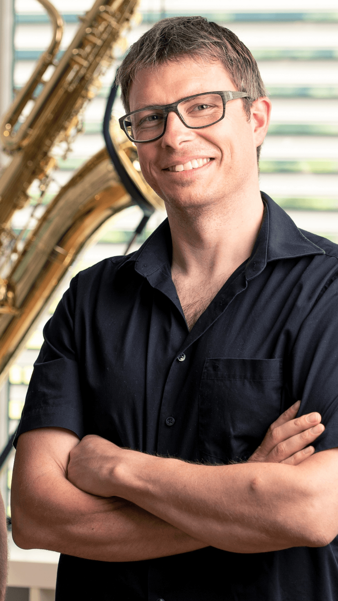Smiling Man in Sunlight