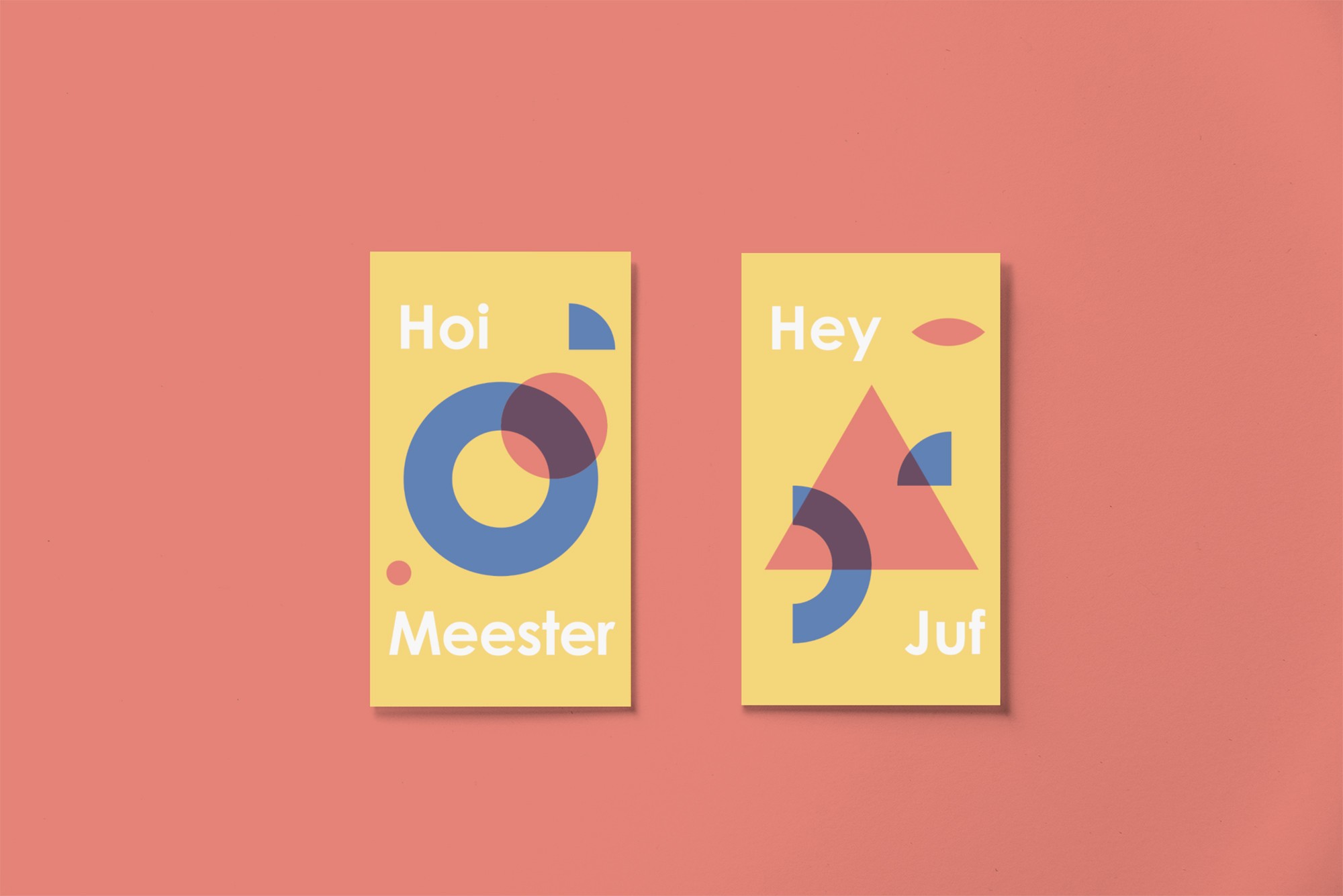 Grafisch ontwerp Christophoor visitekaartjes