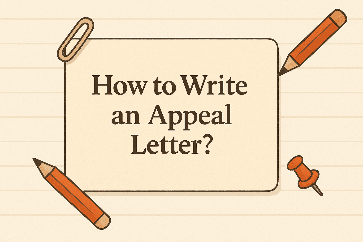 how to write an appeal letter