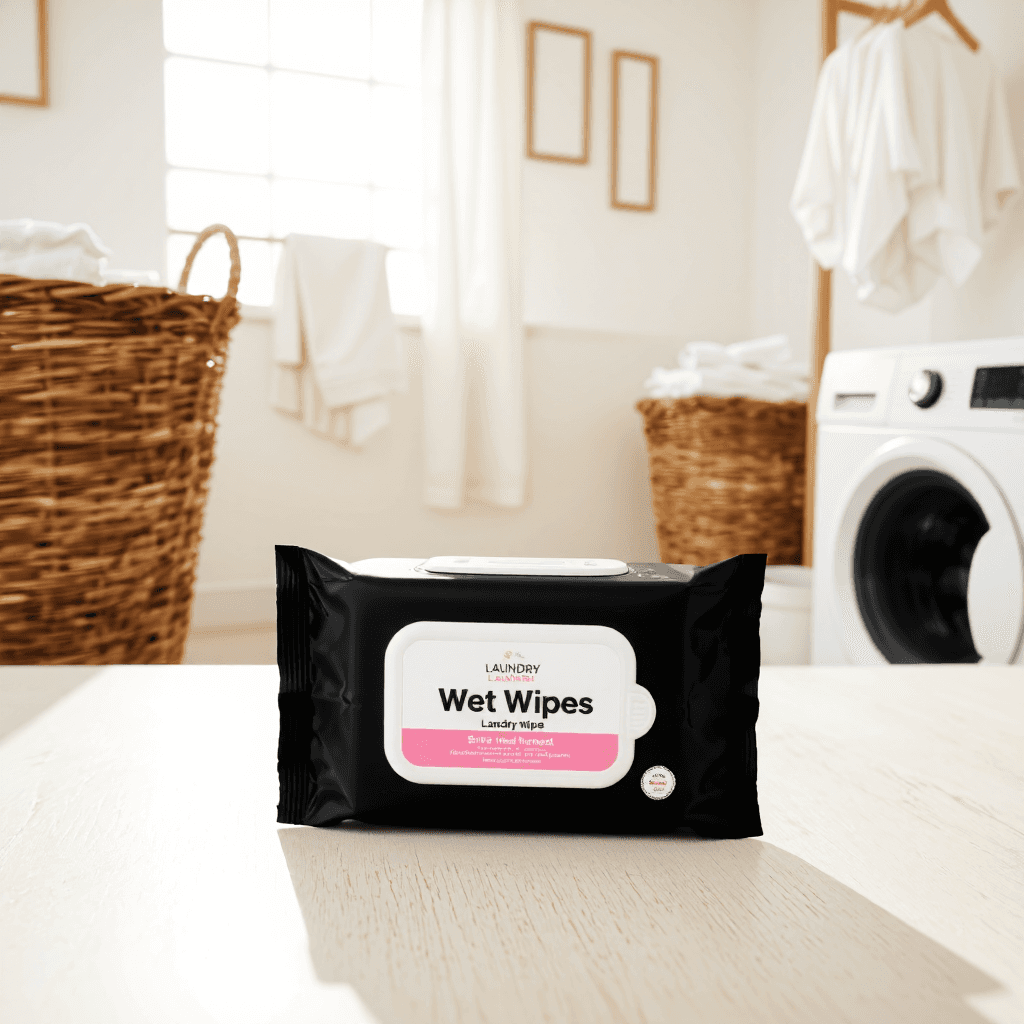 product photography of pack of wet wipes