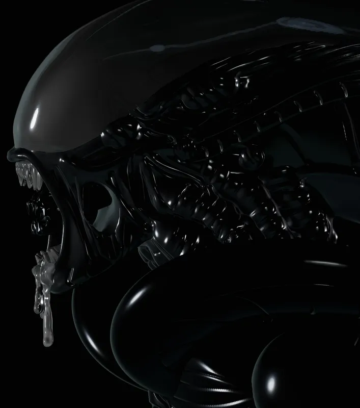 3D xenomorph sculpt