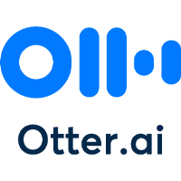 Otter.ai logo, meeting notes, sales meetings