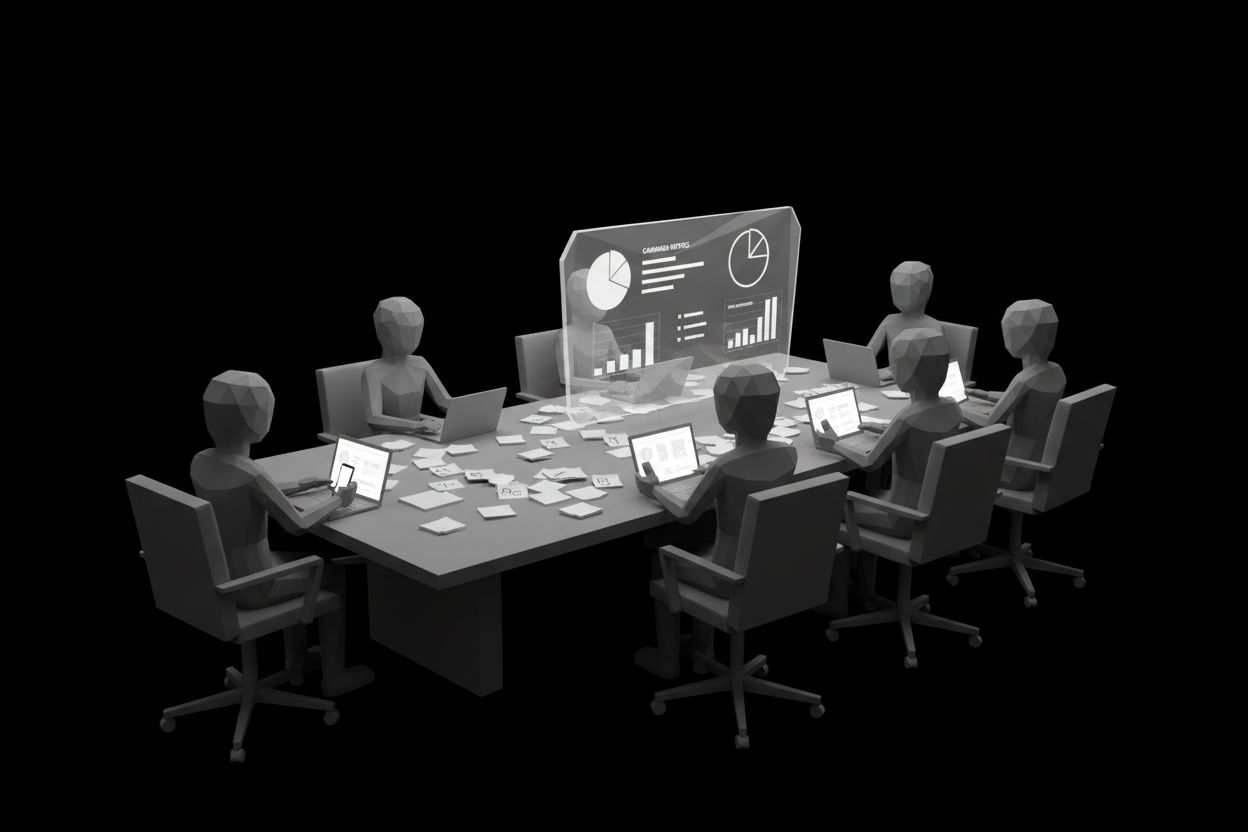 Marketing team planning a campaign