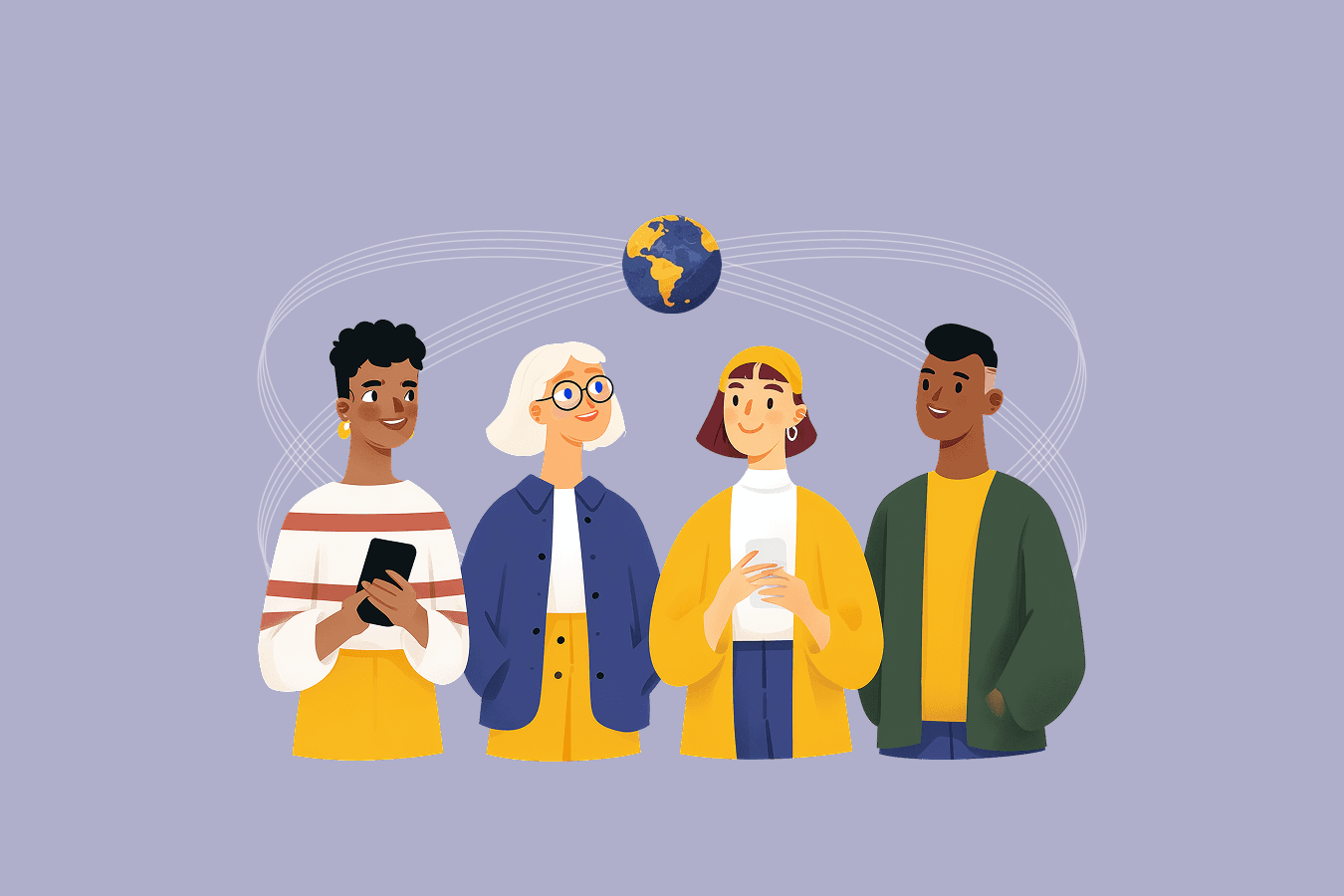 A festive cocktail with a green apple garnish