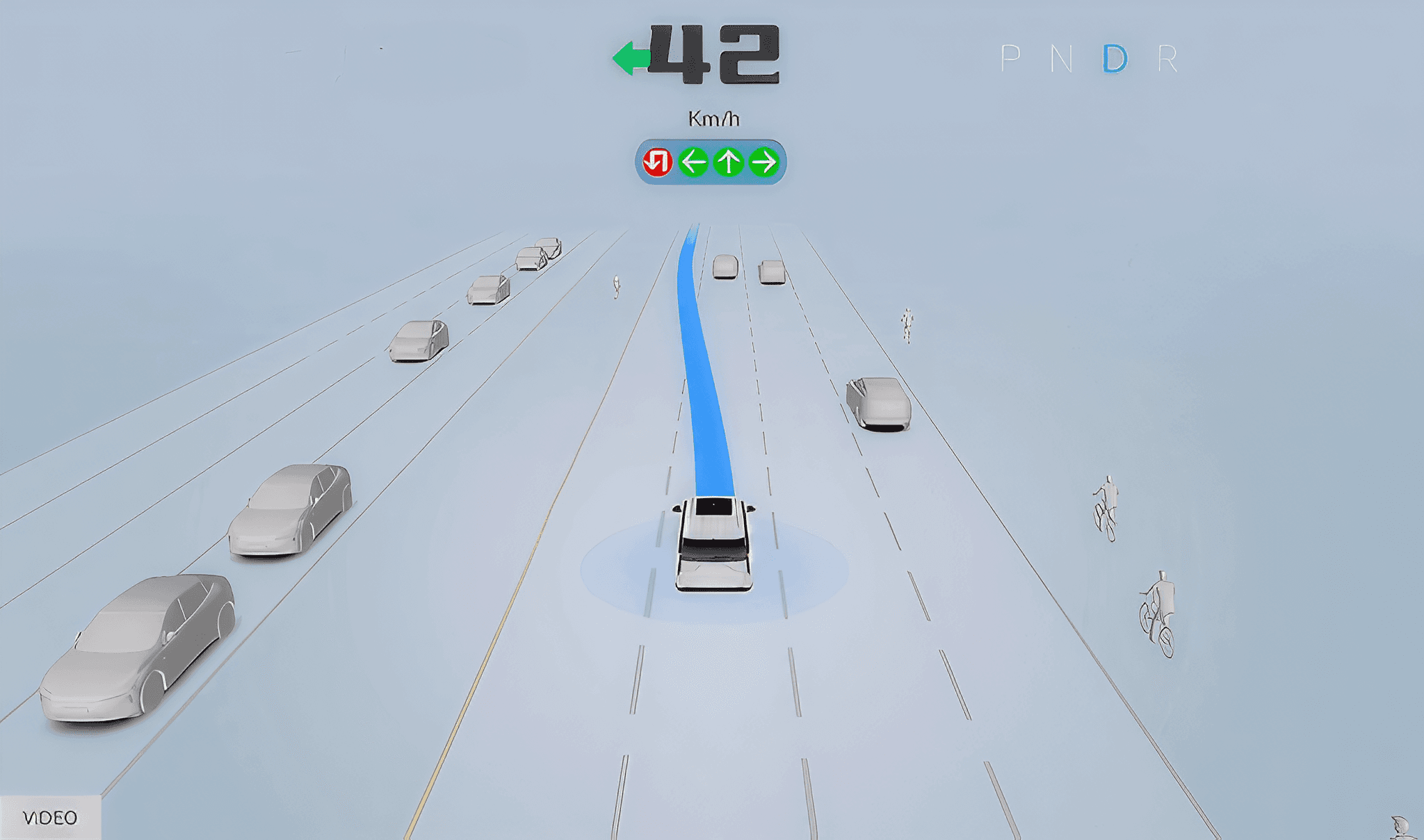 Concetrated triathlete grayscale