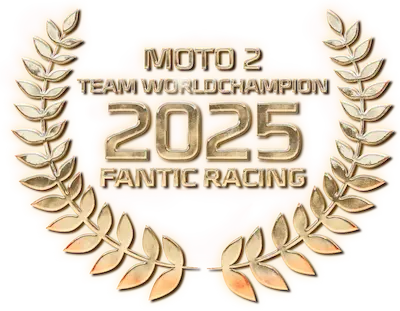 MOTO 2 2025 - Fantic Racing campioni mondiali team con NILS