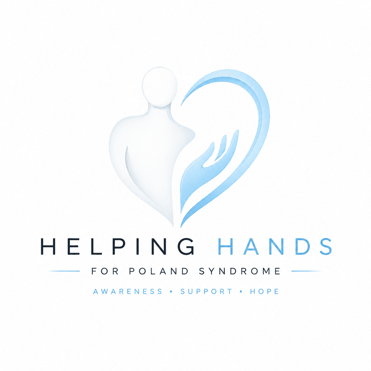 Helping Hands campaign image for Poland syndrome awareness