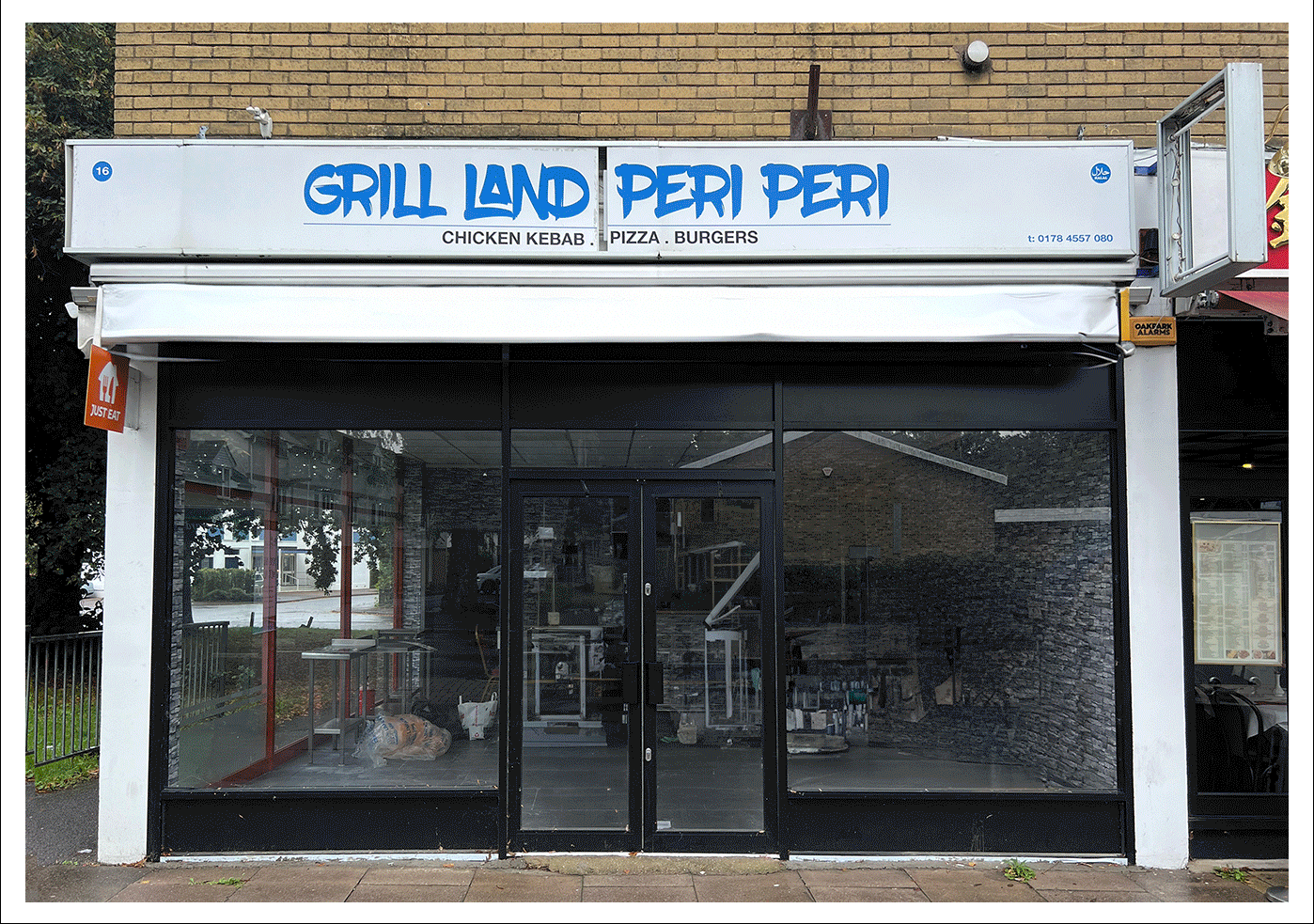 Branding applied on the main door