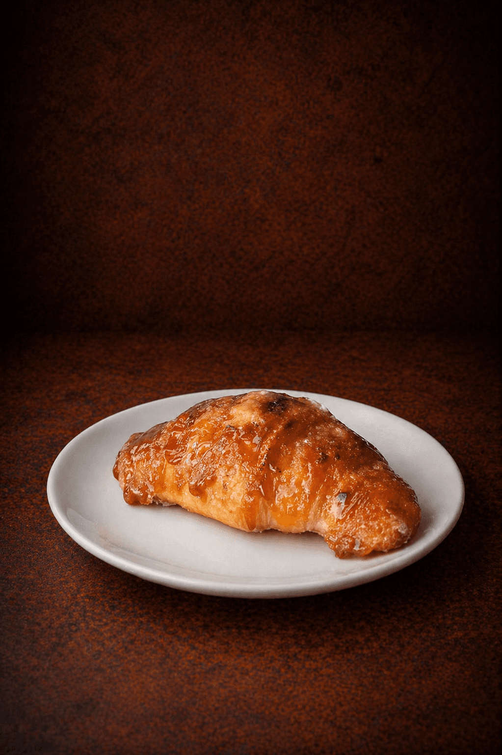 Brulee Croissant with a torched butter and sugar crust that cracks on first bite at Café Sherpa's café in Brookfield, WI. Flaky, caramelized, and uniquely irresistible.