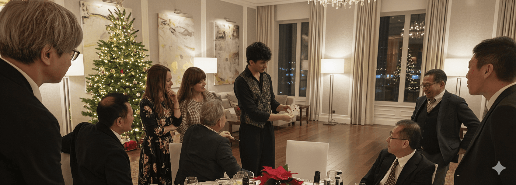 Goście zachwyceni pokazem magii na weselu