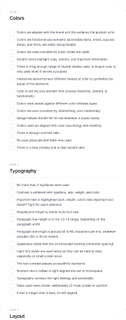 Screenshot from UI Design Guides & Checklists