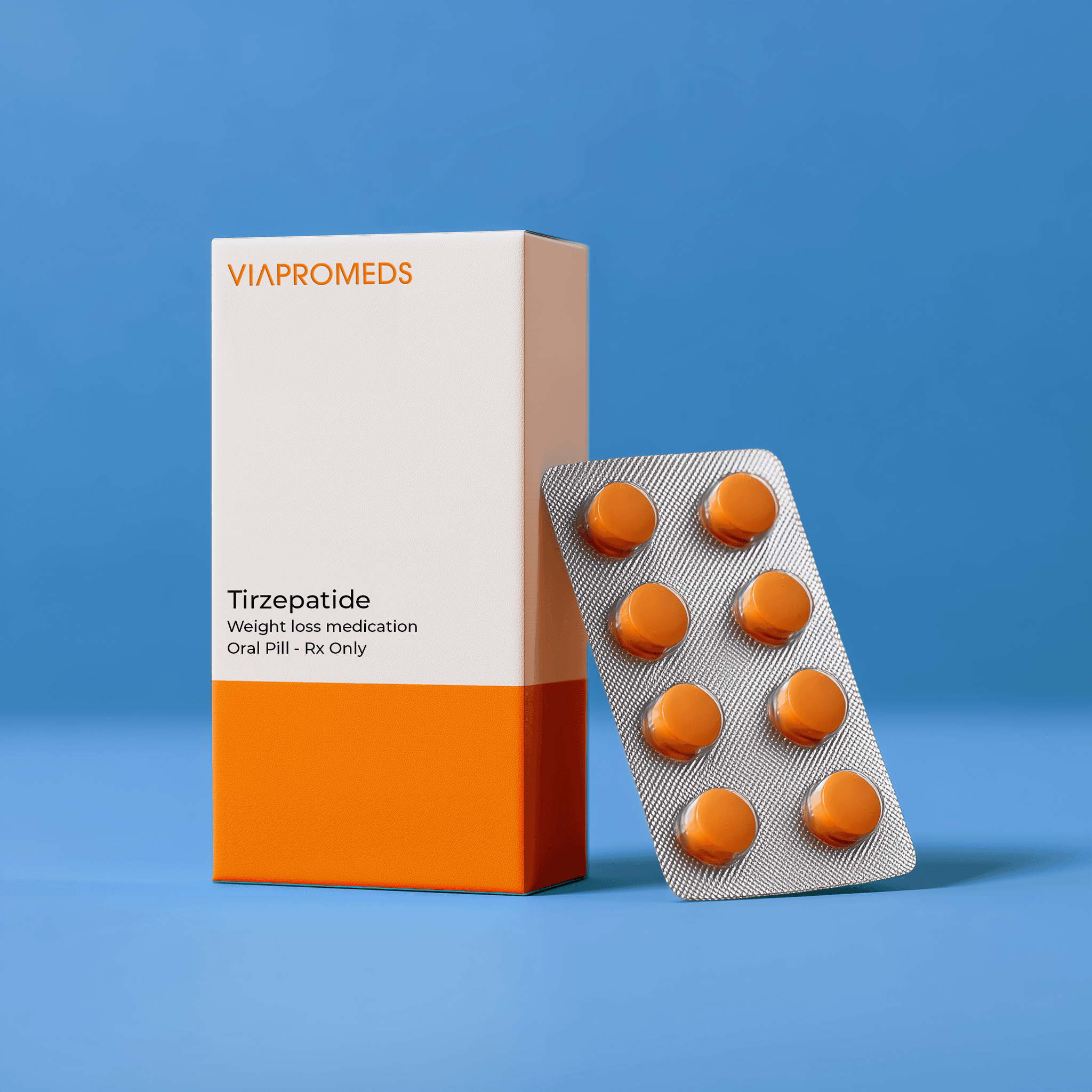 Miniatura del empaque de pastilla diaria de tirzepatida