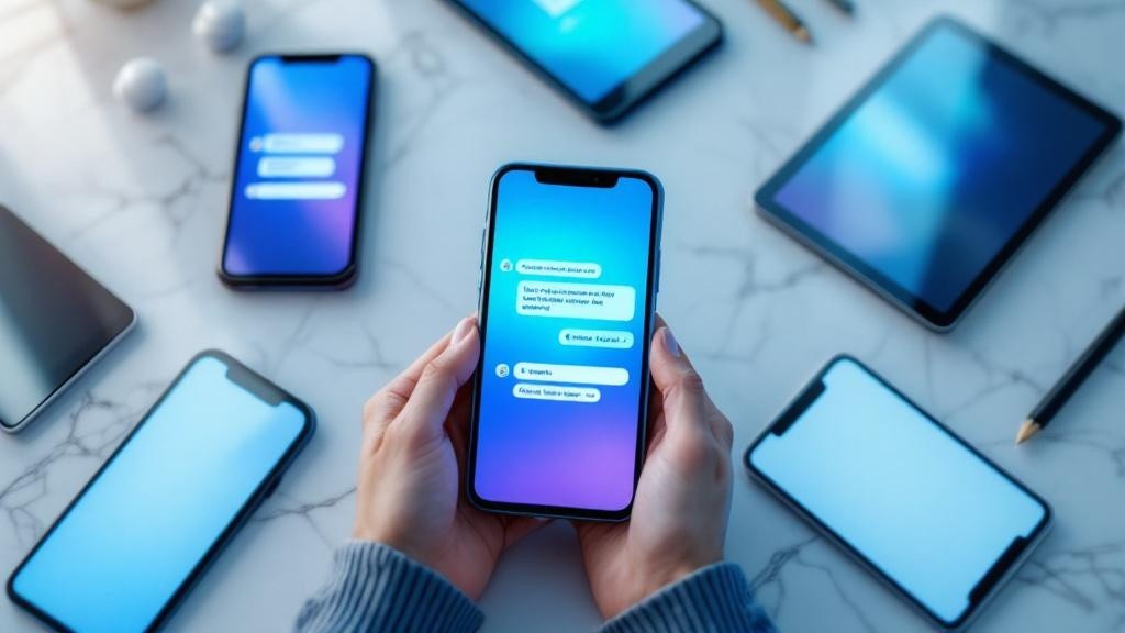 Multiple devices showing AI-powered search interfaces