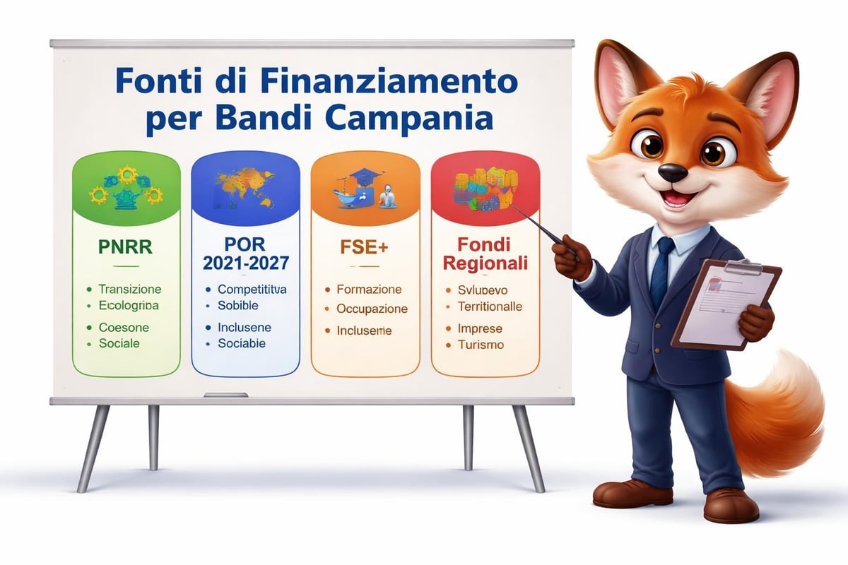 Fonti di finanziamento bandi Campania