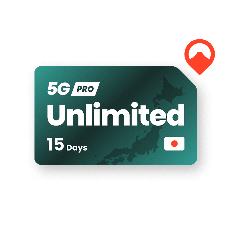 15-Day Unlimited Data Plan for Japan