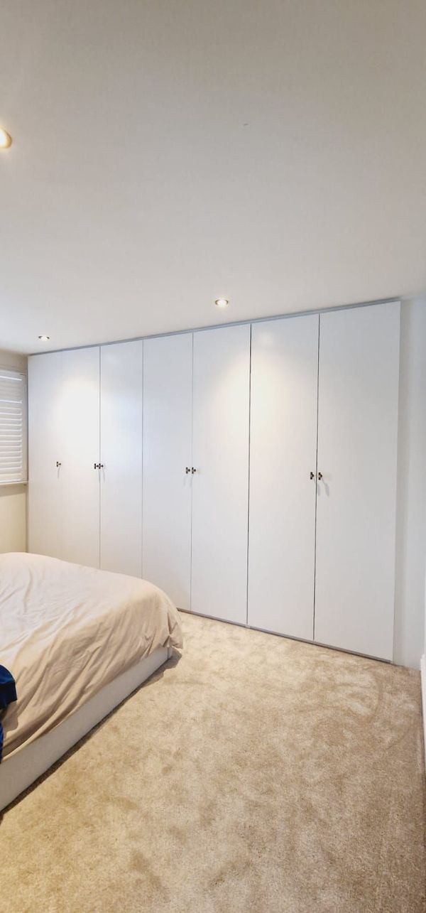 white wardrobe