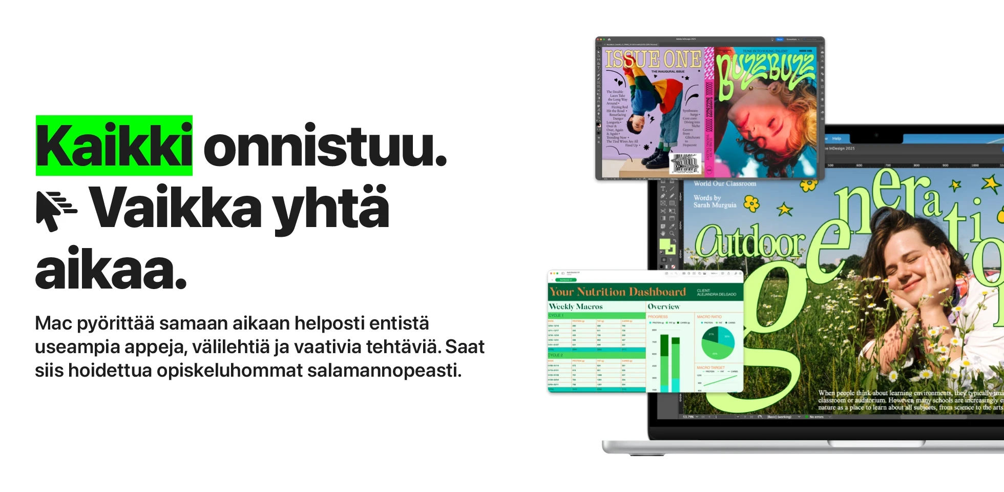 Opiskelija, Kaikki onnistuu. Vaikka yhtä aikaa.