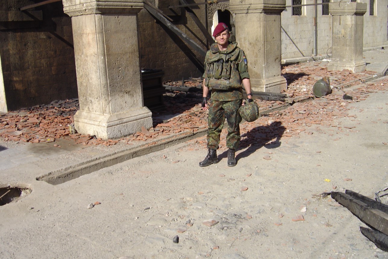 Peter Müller Foto aus der Militärzeit
