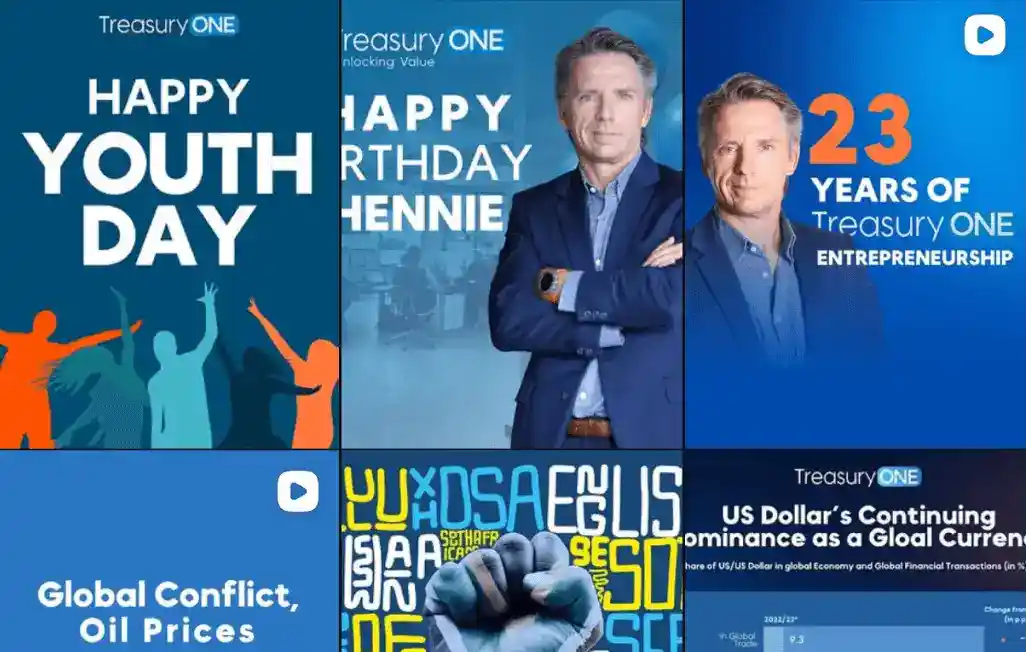 TreasuryONE Social Feed