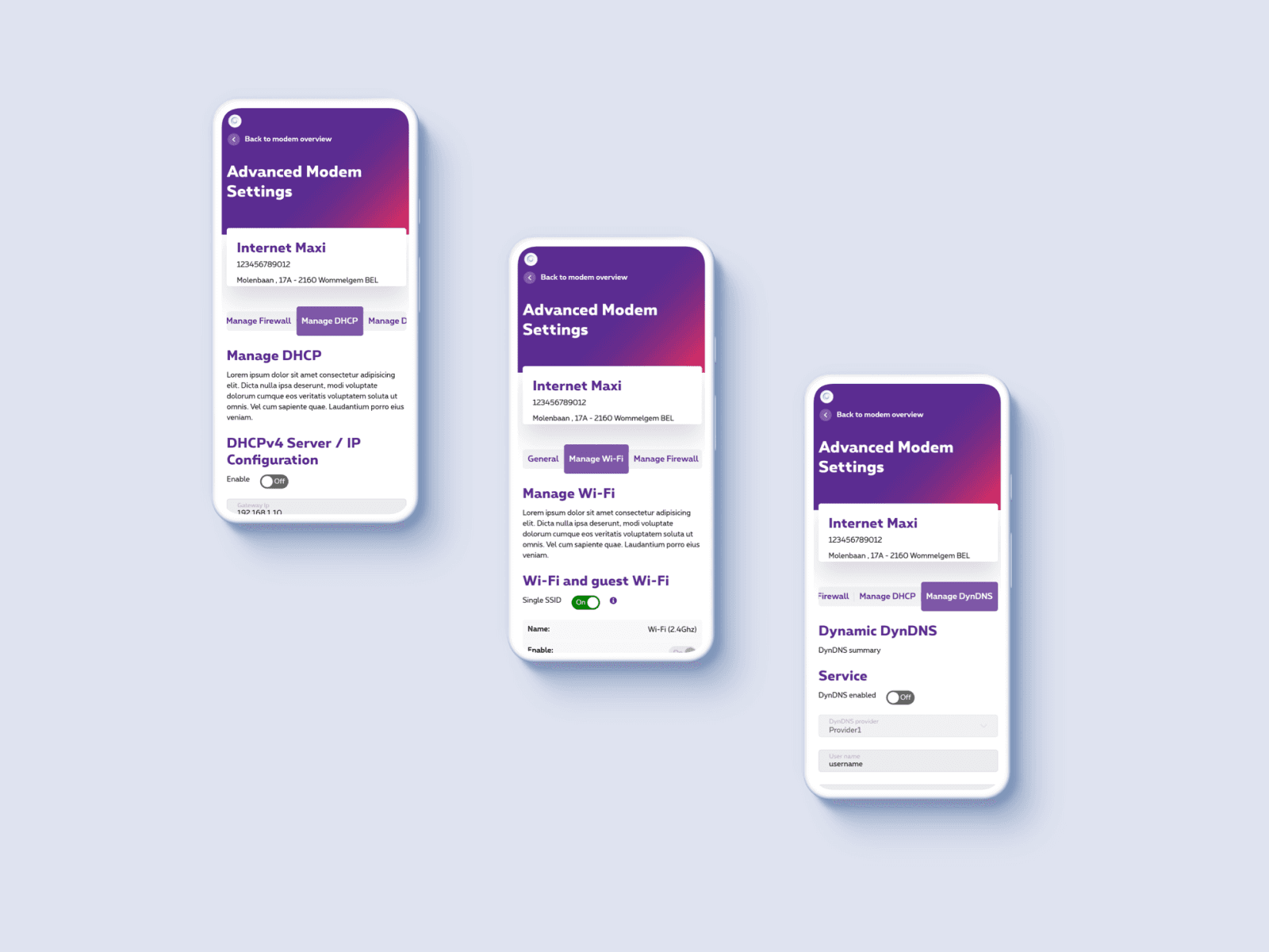 a pair of cell phones on a concrete block