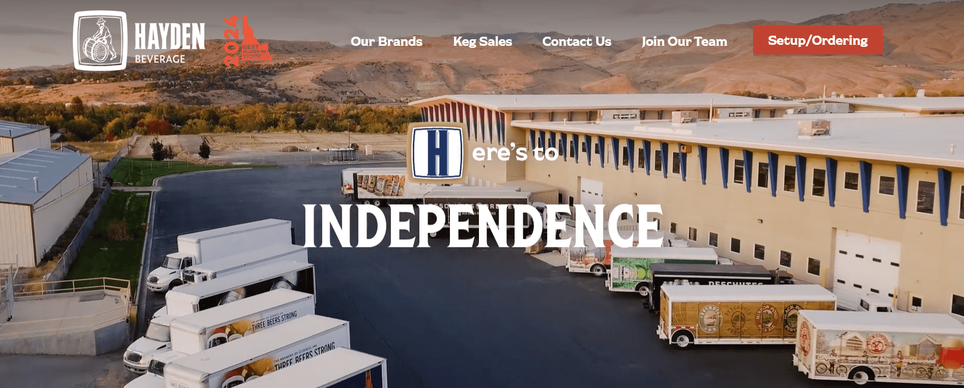 Hayden Beverage Website
