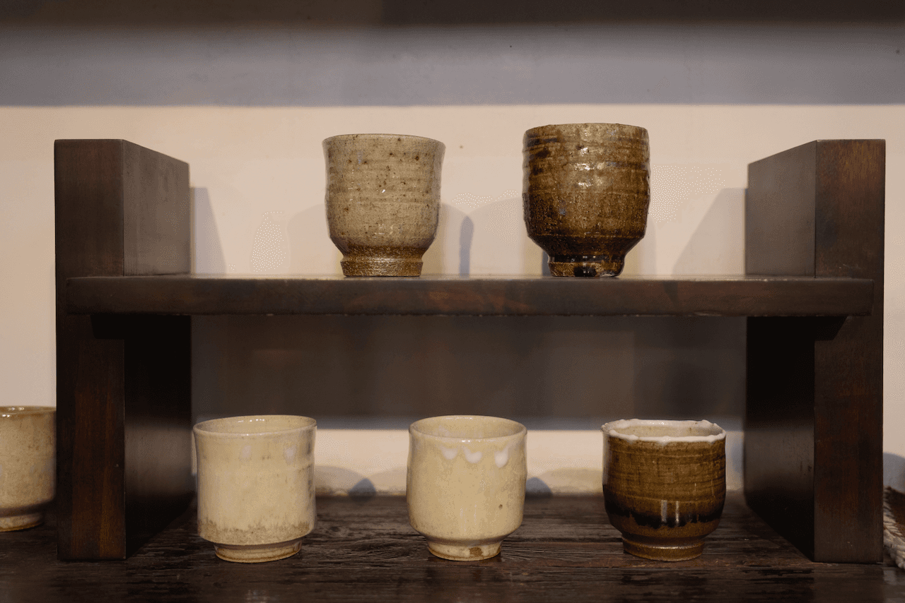 Pottery cups