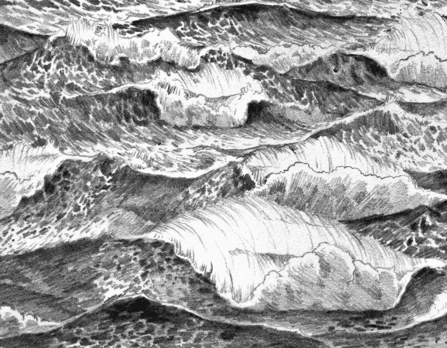 Rough Seas Illustration