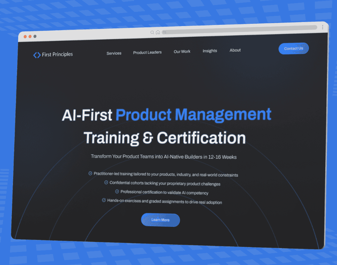 Startup webflow website