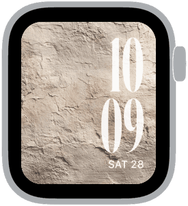 stone wash Apple Watch face preview 4 featuring modern.